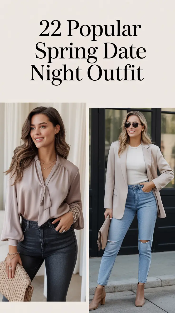 Popular Spring Date Night Outfit 2026: Classy & Fresh Style Ideas for the New Season