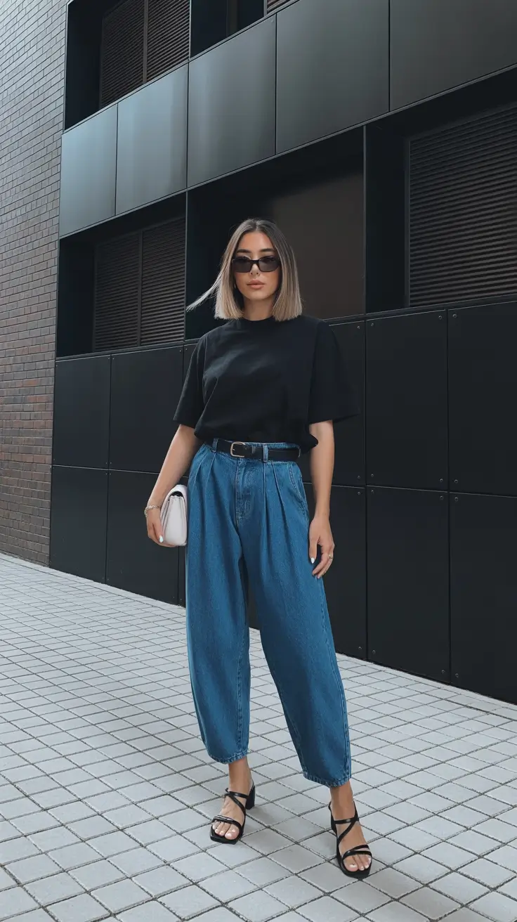 spring jean outfits 2026 Minimalist Chic With a Structured Twist