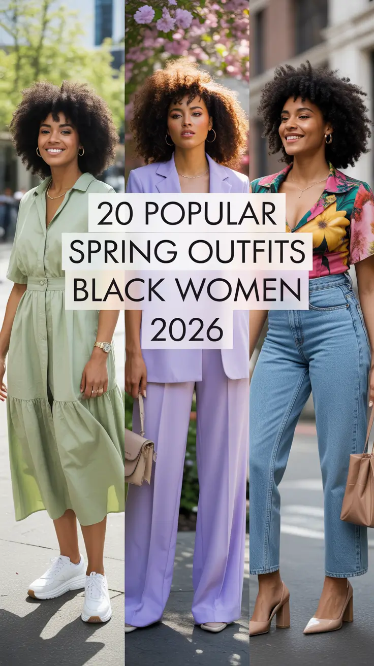 Popular Spring Outfits Black Women 2026: Fresh Looks for Every Style & Season Mood