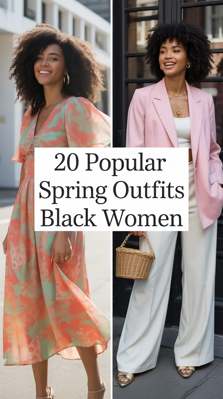 Popular Spring Outfits Black Women 2026: Fresh Looks for Every Style & Season Mood