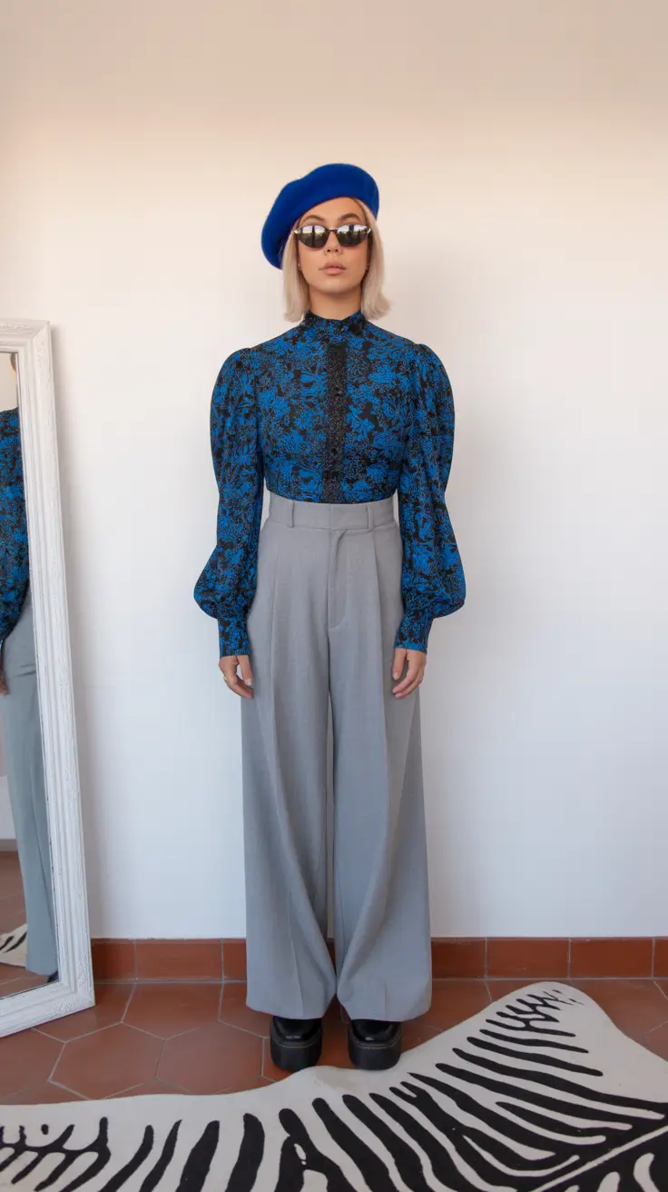 popular spring outfits inspiration 2026-Parisian Drama with a Structured Twist