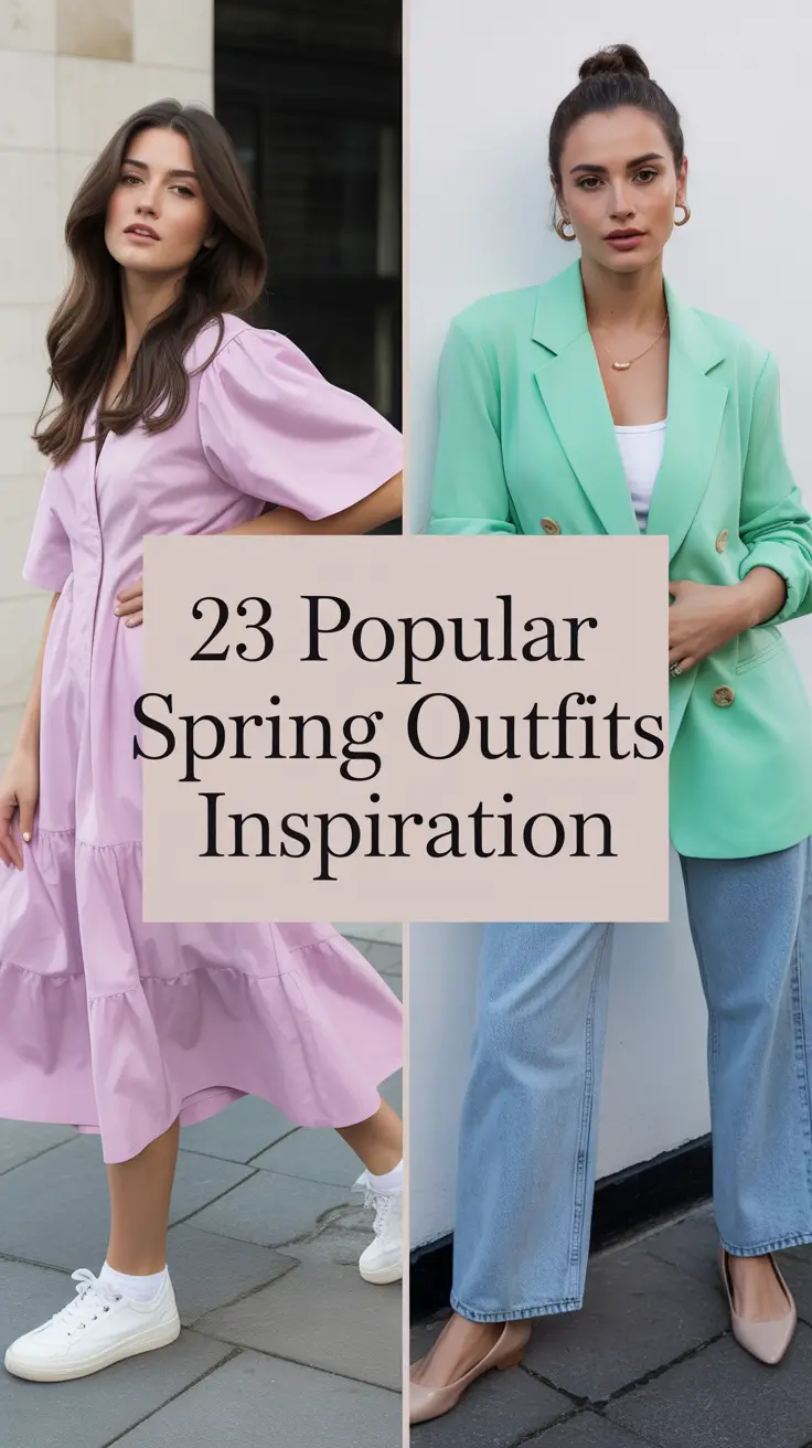 Popular Spring Outfits Inspiration 2026: Bright & Trendy Ideas for Women