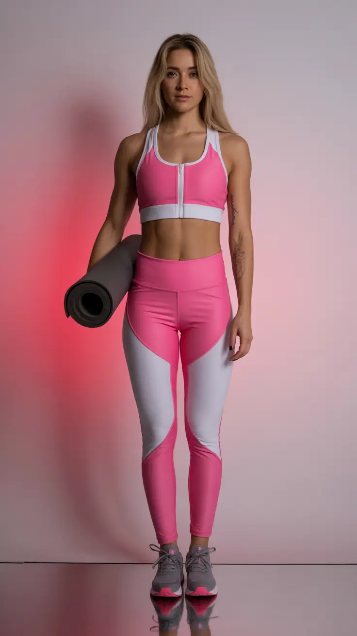 popular spring sport outfits for women 2026 - Pink Energy Studio Set