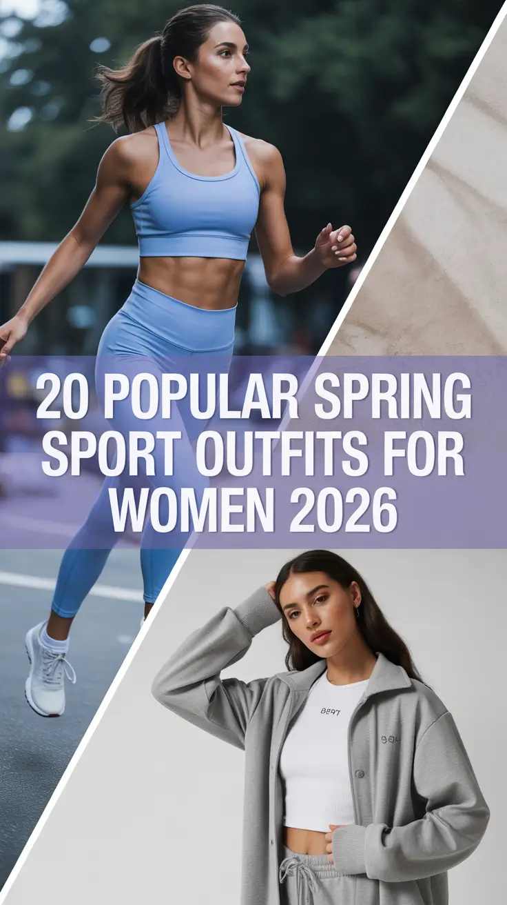 Popular Spring Sport Outfits for Women 2026: Fresh Ideas in Sport Chic for the New Season