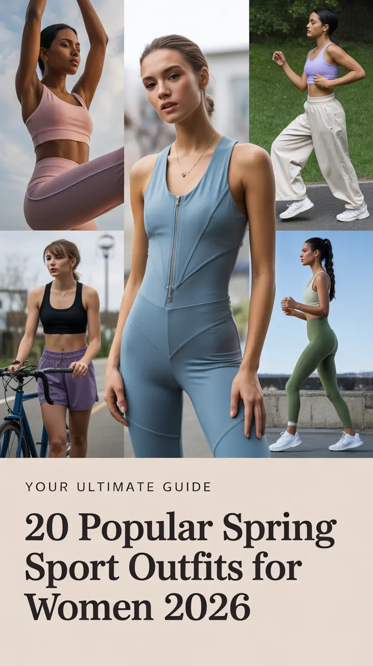 Popular Spring Sport Outfits for Women 2026: Fresh Ideas in Sport Chic for the New Season