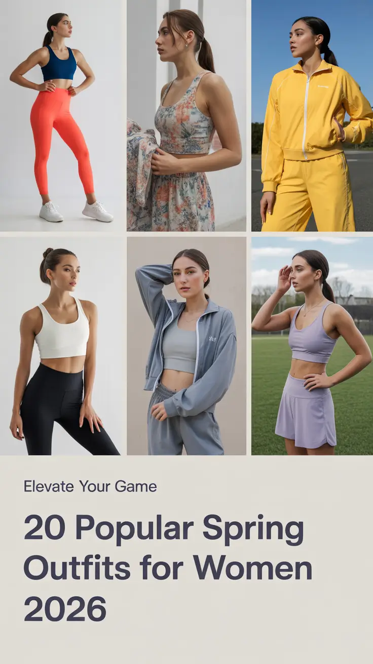 Popular Spring Sport Outfits for Women 2026: Fresh Ideas in Sport Chic for the New Season