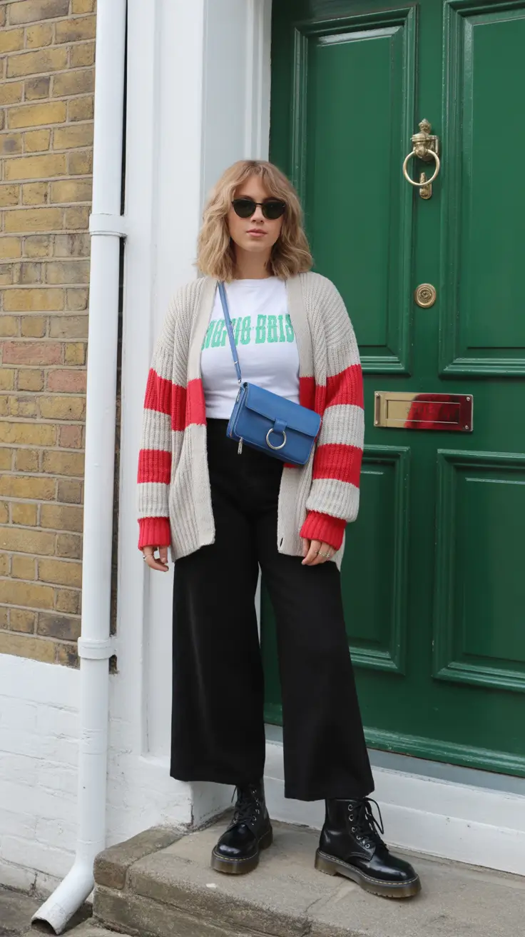 spring transition outfits 2026 Graphic Stripes with Everyday Ease