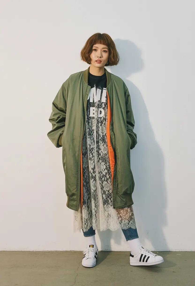 spring transition outfits 2026 Eclectic Layers with Sporty Spring Energy