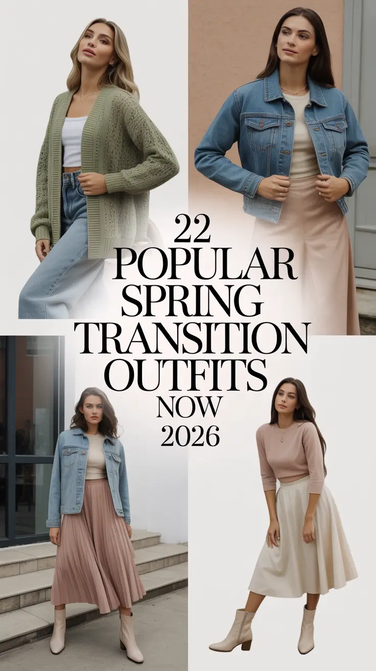 Popular Spring Transition Outfits Now 2026: Fresh & Easy Ideas for Early Spring Style