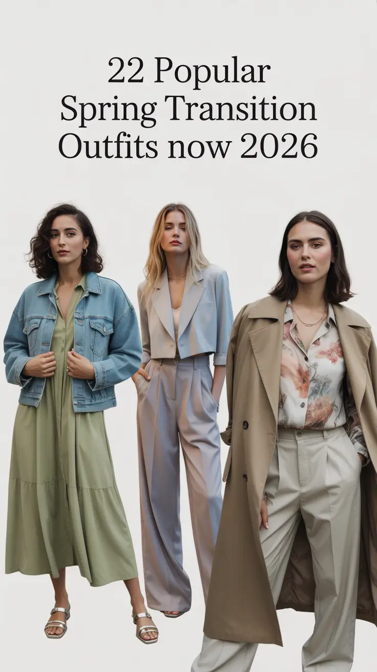 Popular Spring Transition Outfits Now 2026: Fresh & Easy Ideas for Early Spring Style