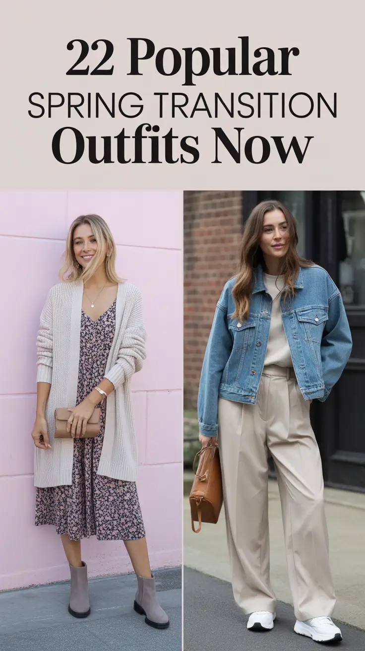 Popular Spring Transition Outfits Now 2026: Fresh & Easy Ideas for Early Spring Style