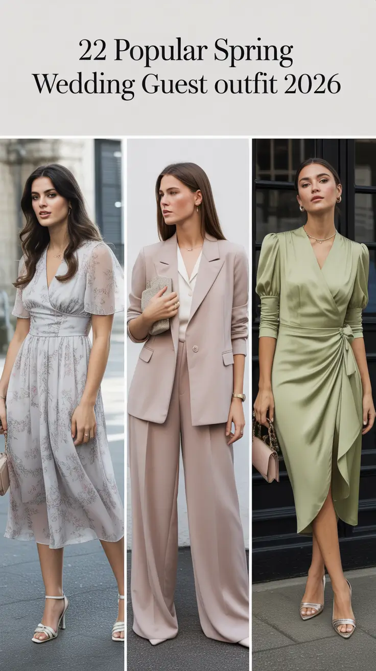 Popular Spring Wedding Guest Outfit 2026: Fresh Ideas for Classy & Outdoor Celebrations