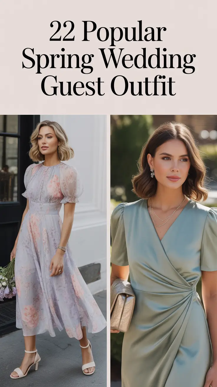 Popular Spring Wedding Guest Outfit 2026: Fresh Ideas for Classy & Outdoor Celebrations