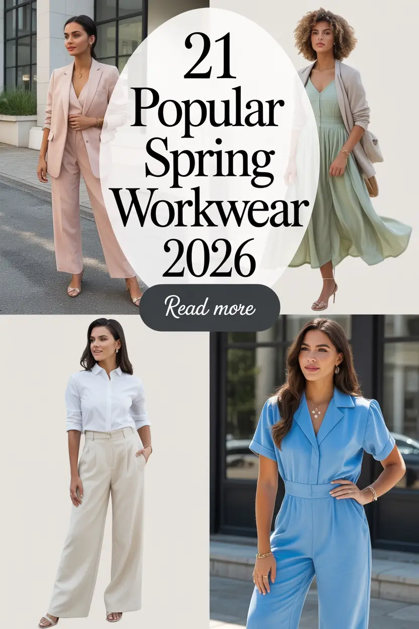 Popular Spring Workwear 2026: Fresh Style Ideas for Women’s Chic Seasonal Outfits
