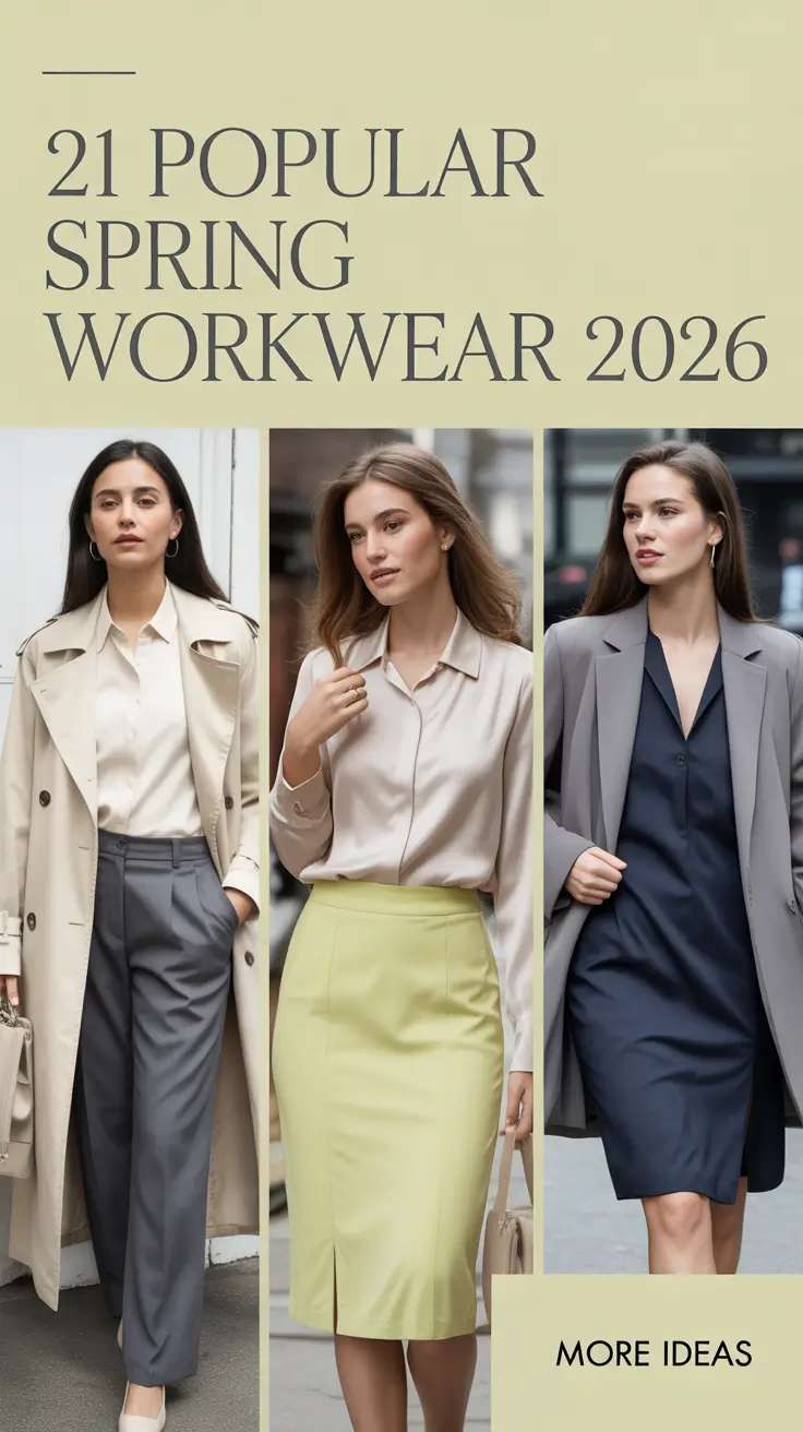 Popular Spring Workwear 2026: Fresh Style Ideas for Women’s Chic Seasonal Outfits