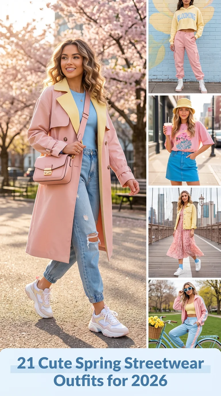 Cute Spring Streetwear Outfits for 2026: Fresh, Casual & Y2K-Inspired Looks