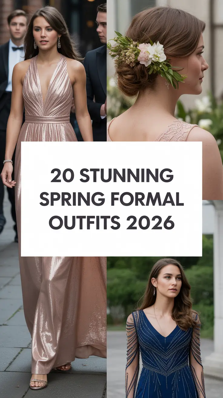 Stunning Spring Formal Outfits 2026: Fresh, Fancy & Bright Ideas for Women