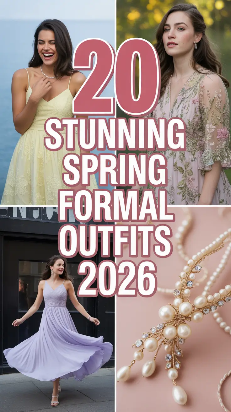 Stunning Spring Formal Outfits 2026: Fresh, Fancy & Bright Ideas for Women