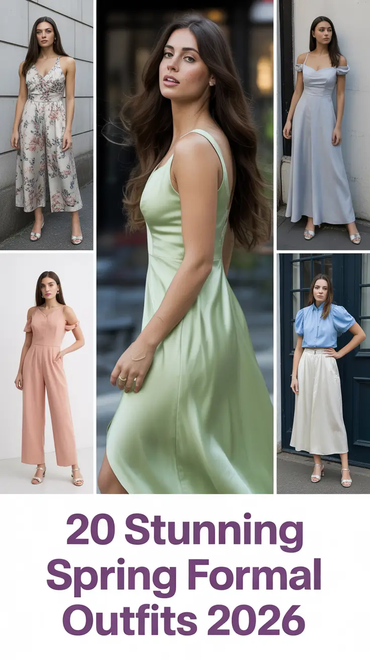 Stunning Spring Formal Outfits 2026: Fresh, Fancy & Bright Ideas for Women