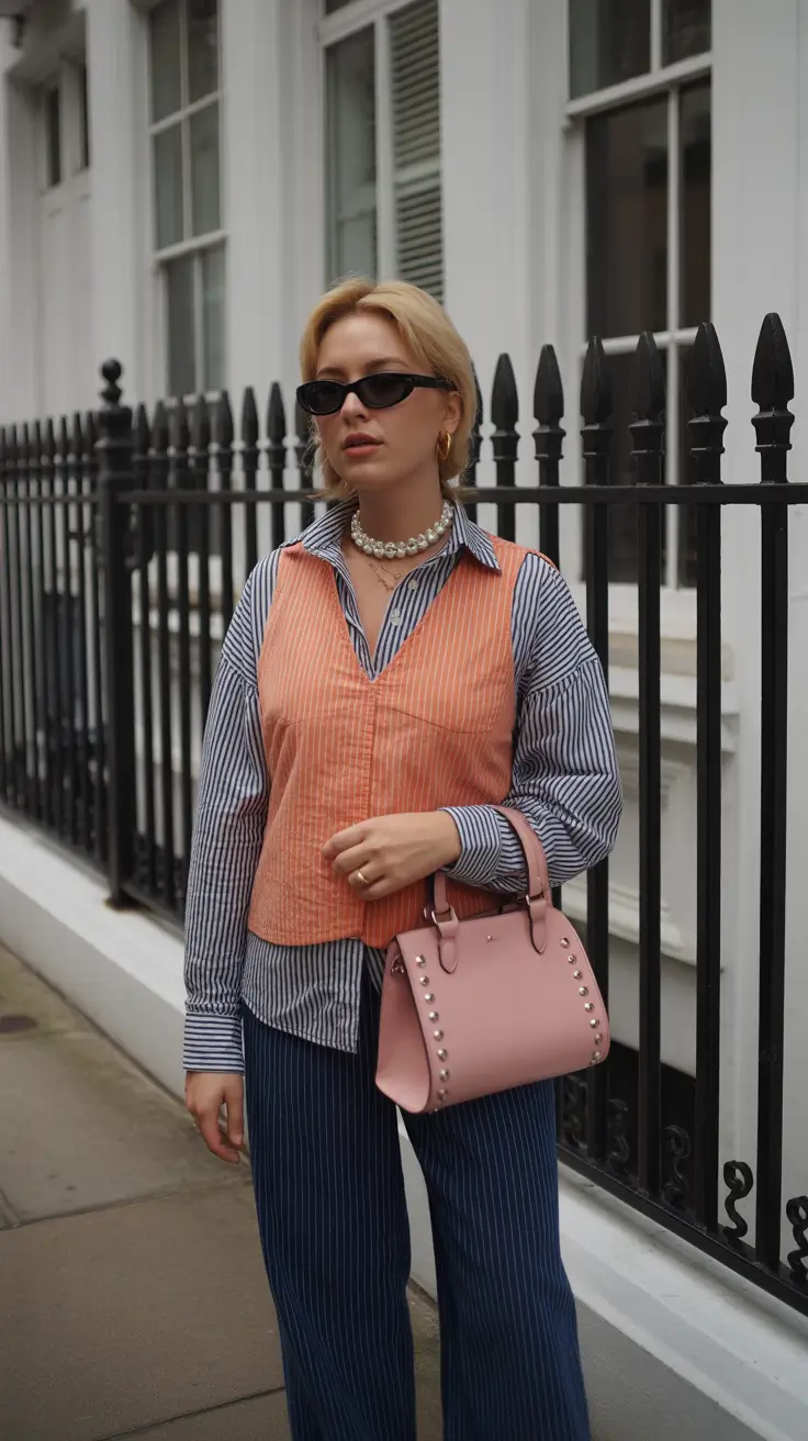 stylish spring outfit for saturday 2026 Bright Layers for a Breezy Saturday Start