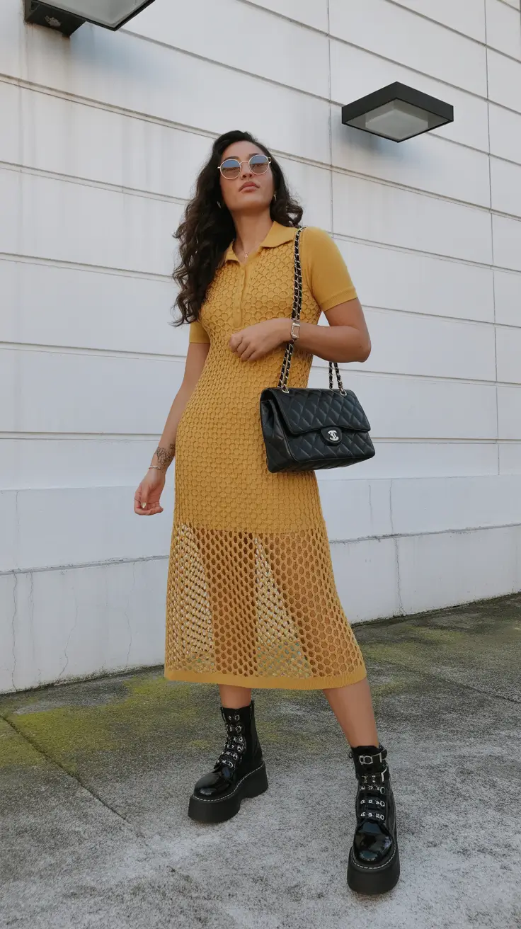 stylish spring outfit for saturday 2026 Bold Texture with a Strong Weekend Attitude