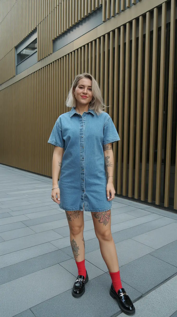 stylish spring outfit for saturday 2026 Denim Simplicity with a Playful Twist