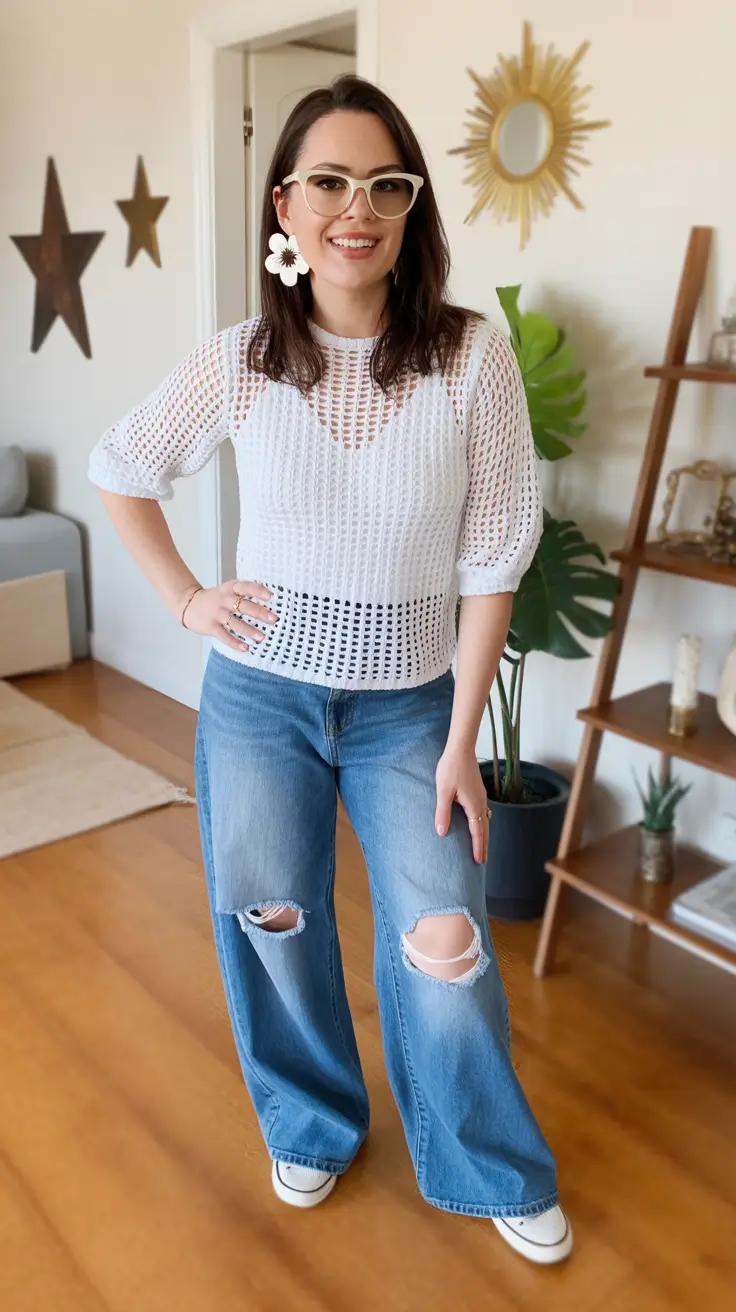 stylish spring outfit for saturday 2026 Soft Textures and Retro Playfulness