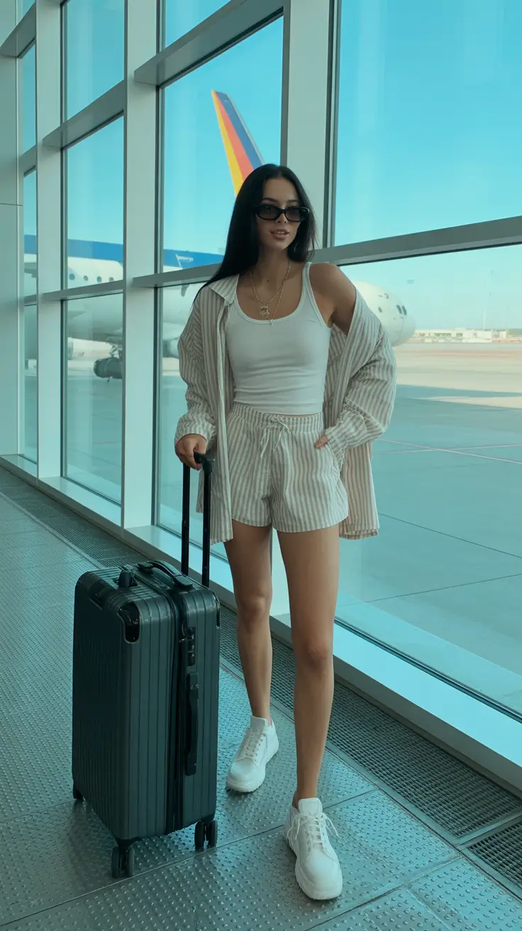 spring airport outfits 2026 Breezy Matching Sets For Spring Transitions