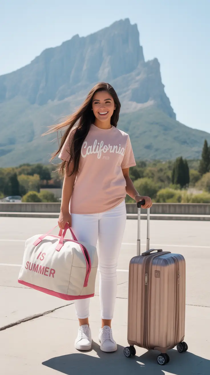 spring airport outfits 2026 Soft Pastels for Warm-Weather Departures