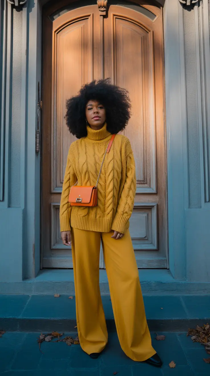 cold spring outfits 2026 Warm Tones for Brisk Spring Days