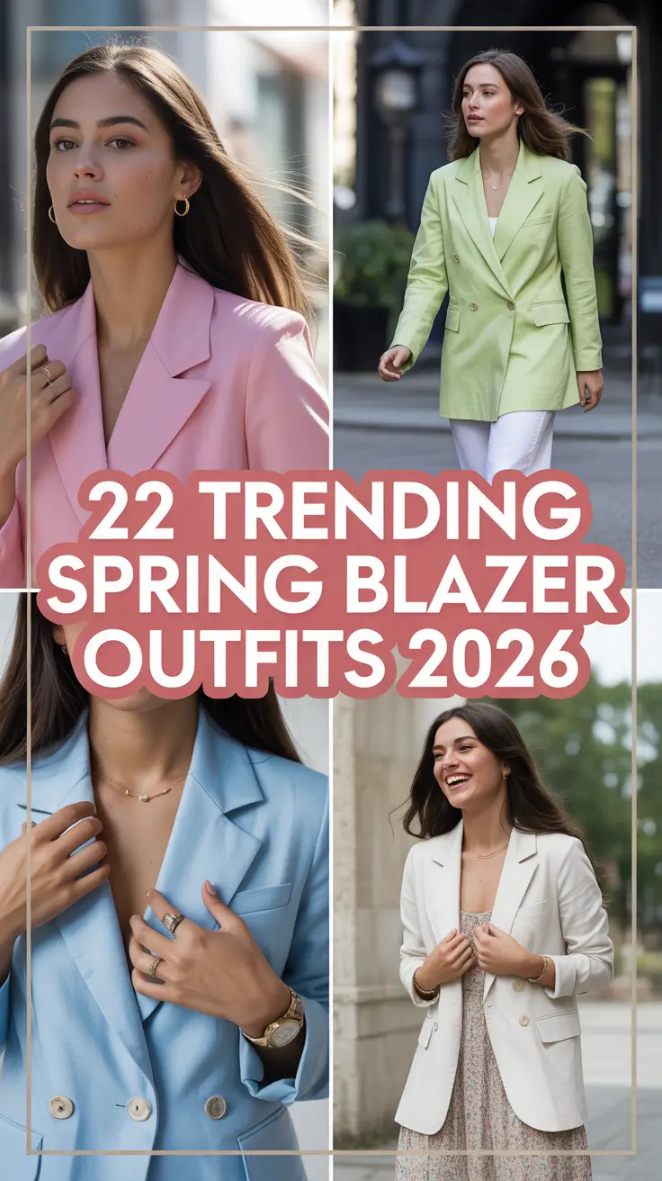 Trending Spring Blazer Outfits 2026: Fresh Ideas for Women