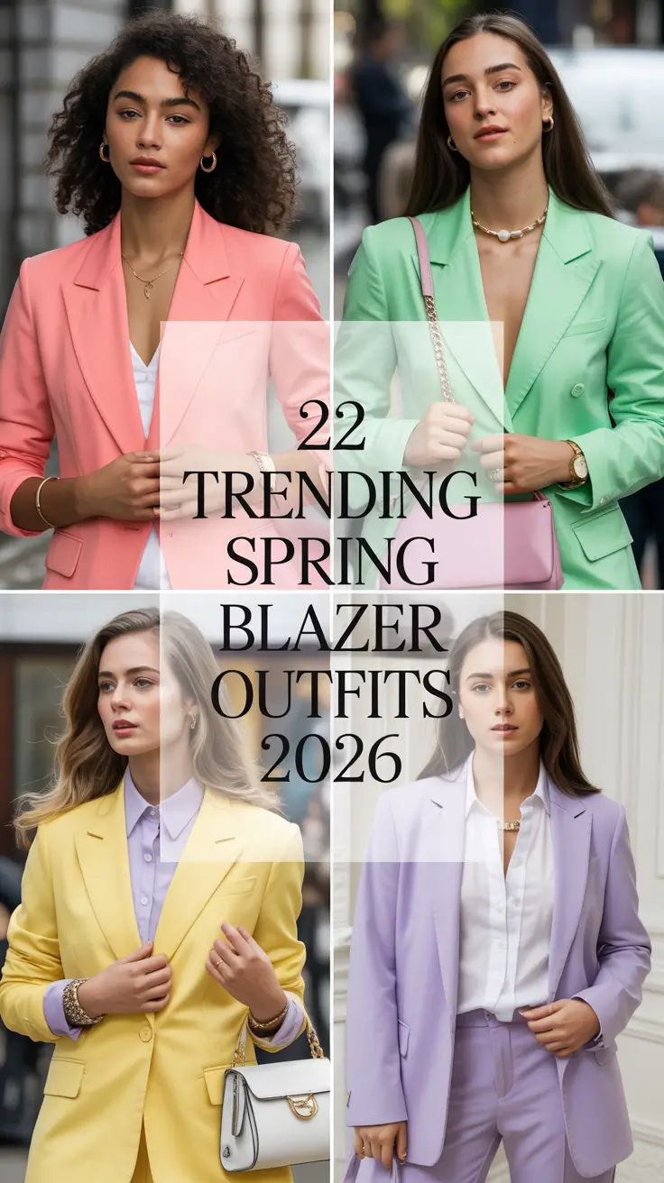 Trending Spring Blazer Outfits 2026: Fresh Ideas for Women