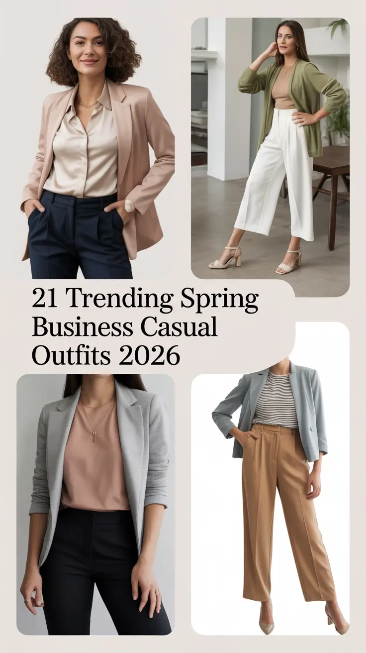 Trending Spring Business Casual Outfits 2026: Fresh Ideas for Modern Women Work Wear