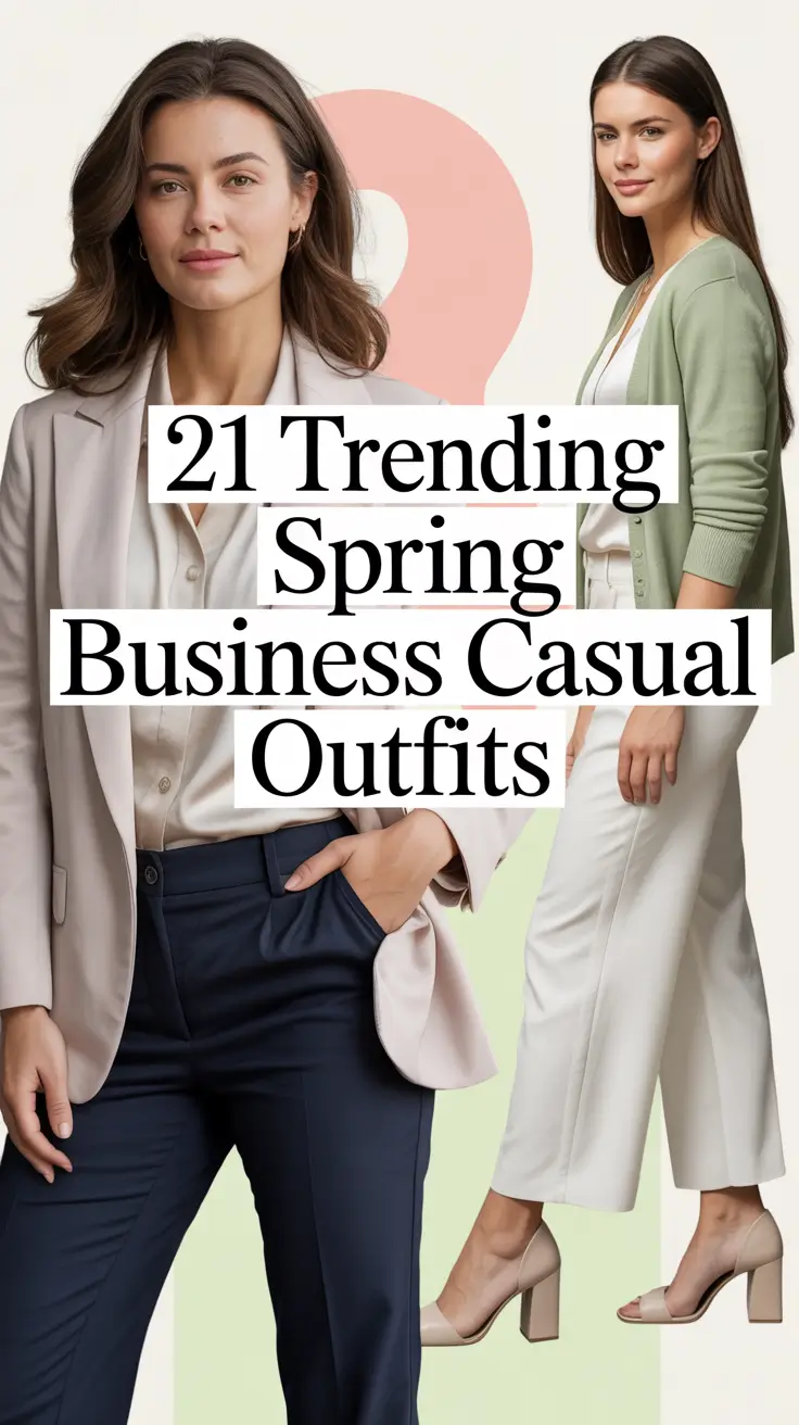 Trending Spring Business Casual Outfits 2026: Fresh Ideas for Modern Women Work Wear