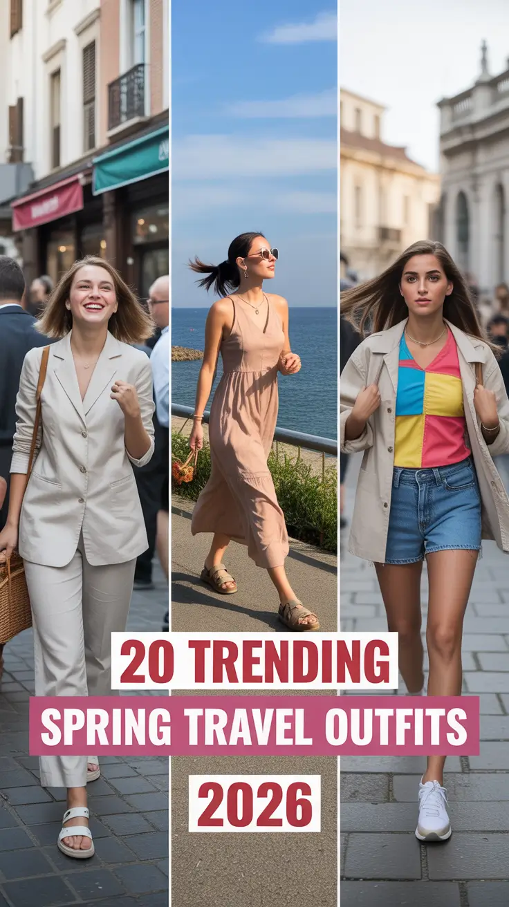 Trending Spring Travel Outfits 2026: Fresh Europe-Inspired Style for Women