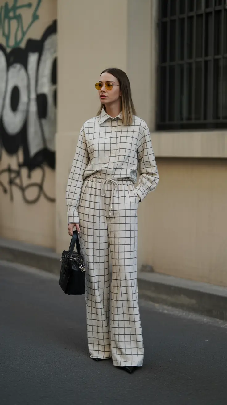 spring work outfits 2026 Clean Lines and Geometric Calm