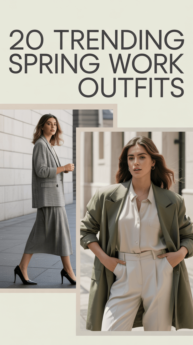 Trending Spring Work Outfits 2026: Fresh Office Chic Ideas for Women
