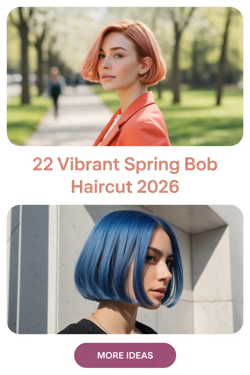 Vibrant Spring Bob Haircut 2026: Fresh Color Ideas, Trends & Chic Seasonal Bobs