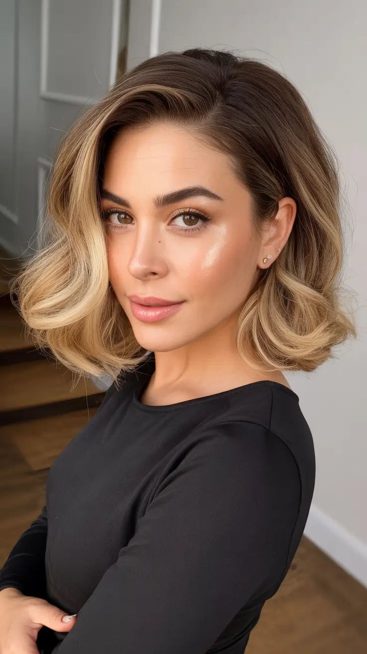 spring-brown-hair-color-2026-Balayage-Bob