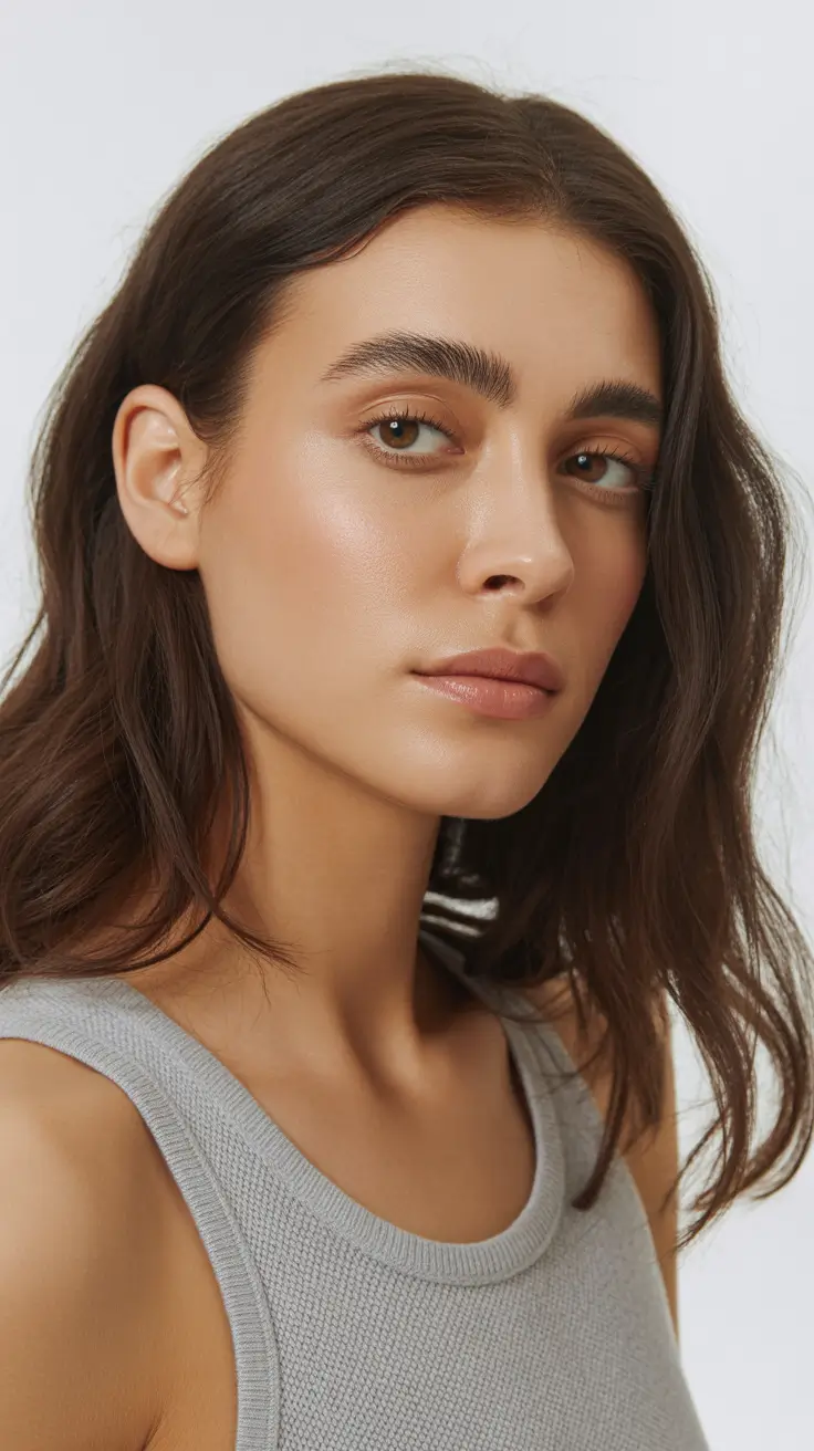 spring-brown-hair-color-2026-Soft-Cocoa-Midlength