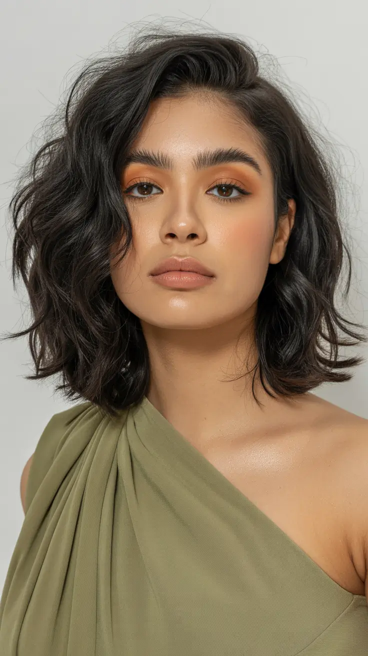 mid length spring haircut Textured Volume for Softly Tousled Waves