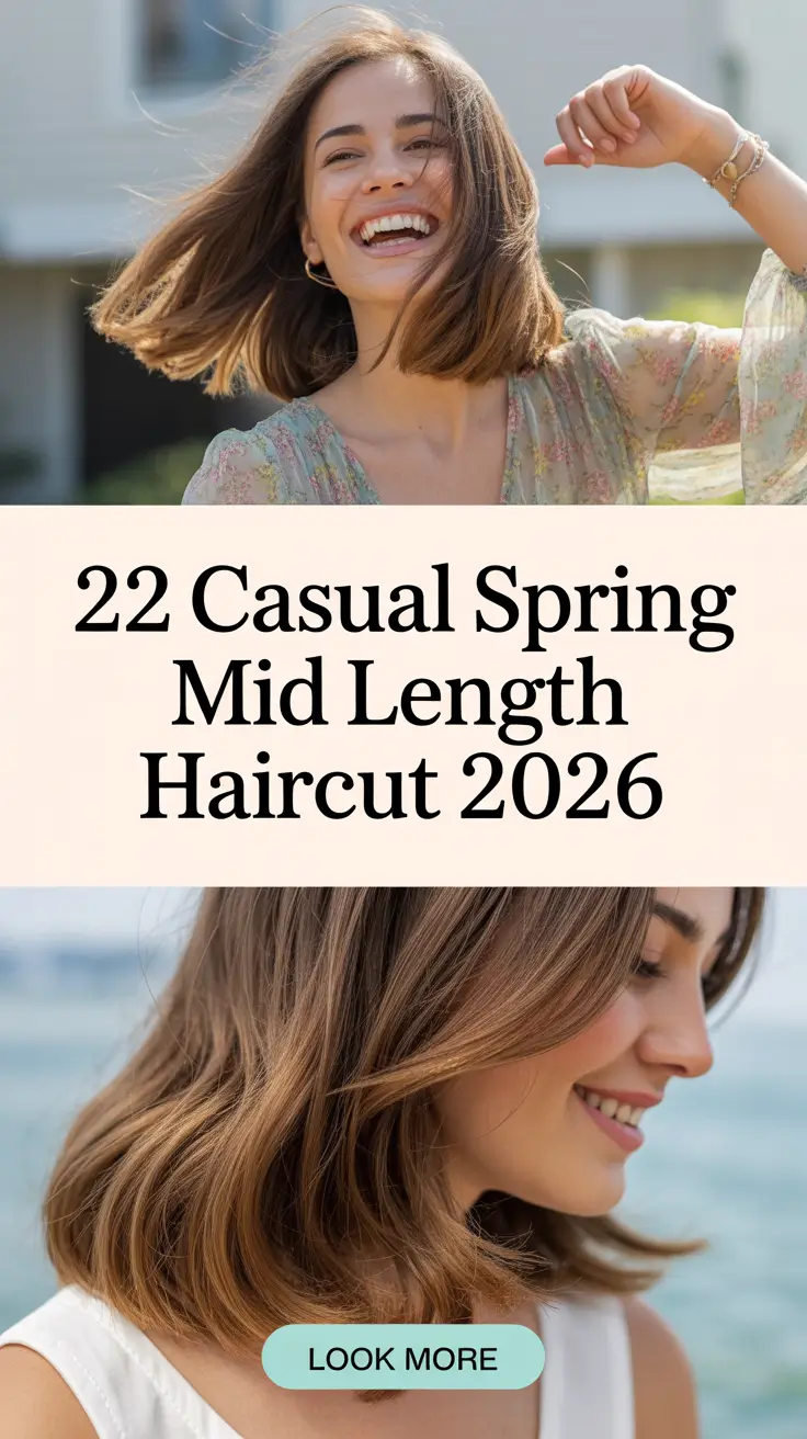 Casual Spring Mid Length Haircut 2026: Fresh & Trendy Ideas for Women