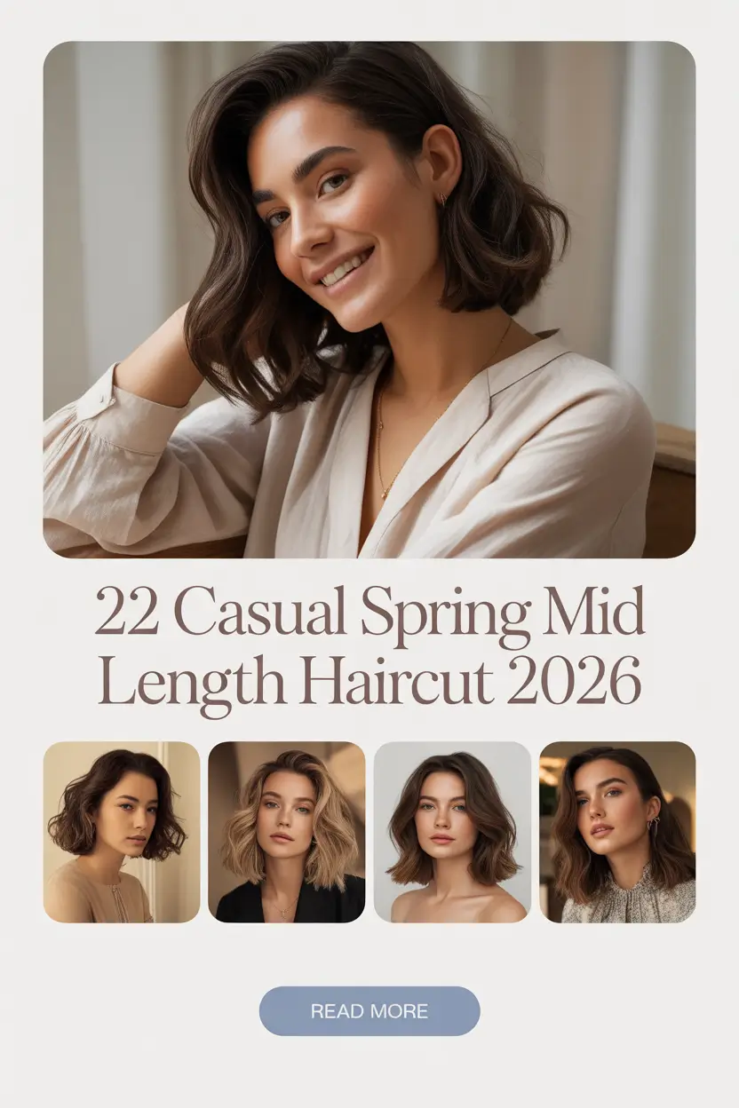 Casual Spring Mid Length Haircut 2026: Fresh & Trendy Ideas for Women