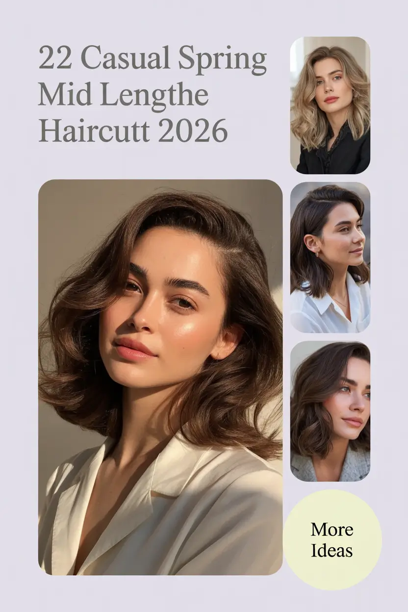 Casual Spring Mid Length Haircut 2026: Fresh & Trendy Ideas for Women