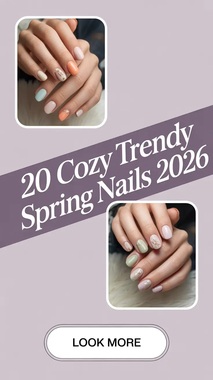 Cozy Trendy Spring Nails 2026: Fresh Colors, Almond & Square Designs You’ll Want This Season