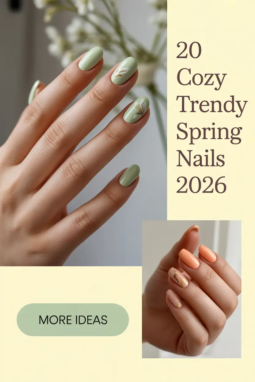 Cozy Trendy Spring Nails 2026: Fresh Colors, Almond & Square Designs You’ll Want This Season