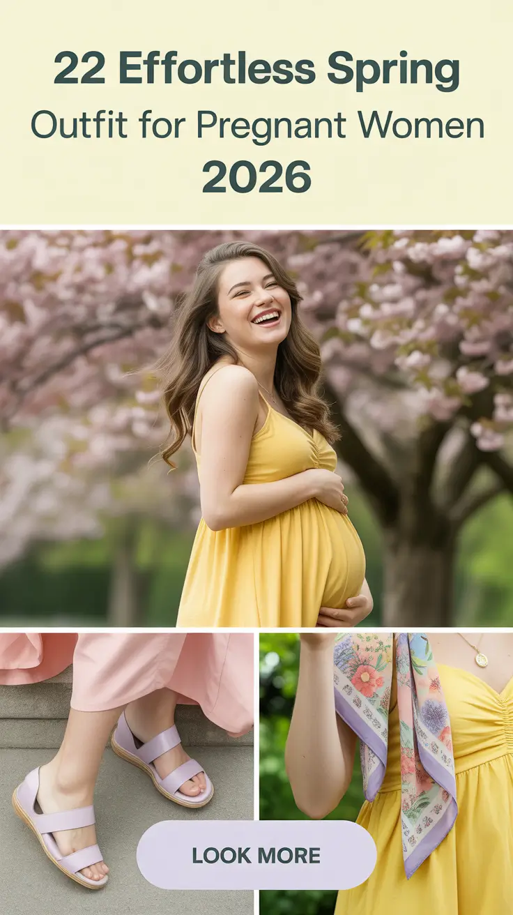 Effortless Spring Outfit for Pregnant Women 2026: Cute & Casual Pregnancy Style Inspiration