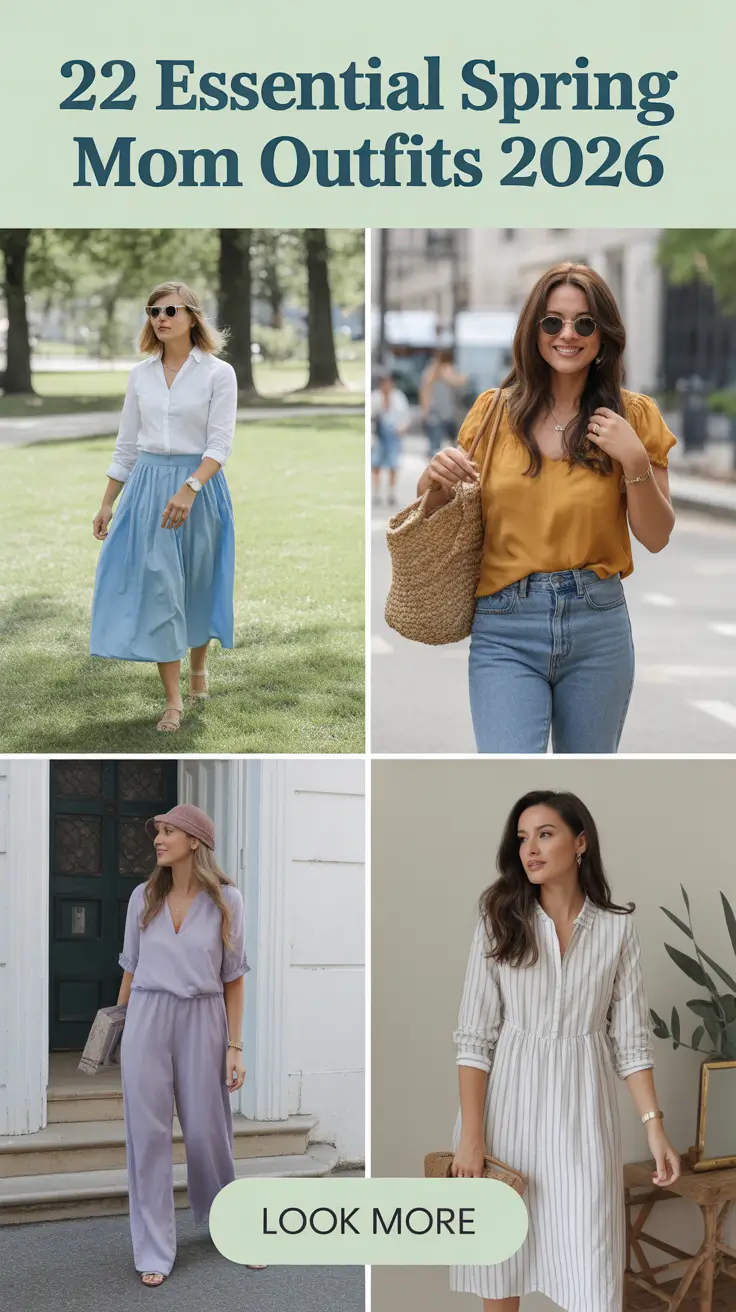 Essential Spring Mom Outfits 2026: Fresh, Comfy & Classy Ideas for Every Mom