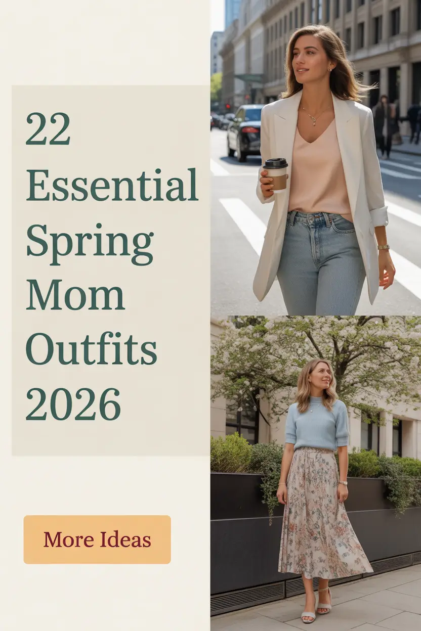 Essential Spring Mom Outfits 2026: Fresh, Comfy & Classy Ideas for Every Mom
