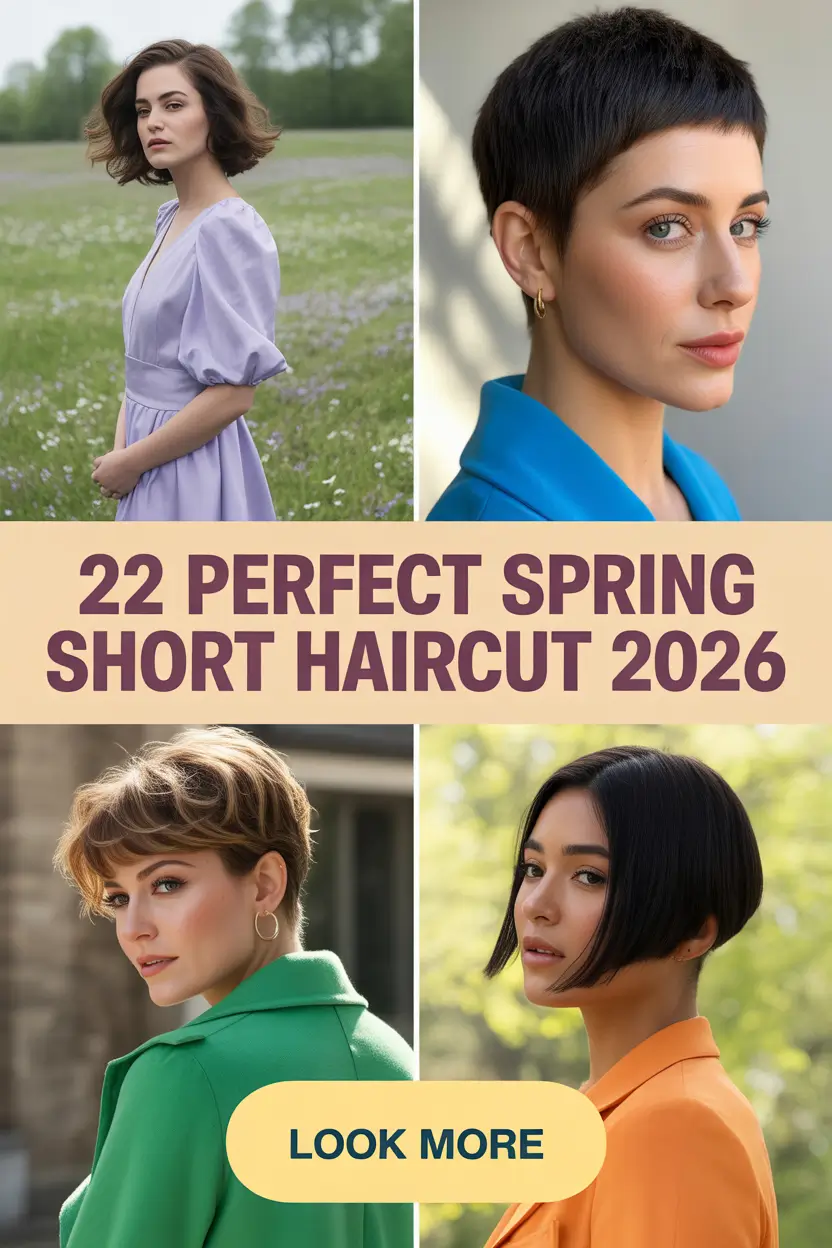 Perfect Spring Short Haircut 2026: Trendy Ideas for Fresh Short Haircuts This Season
